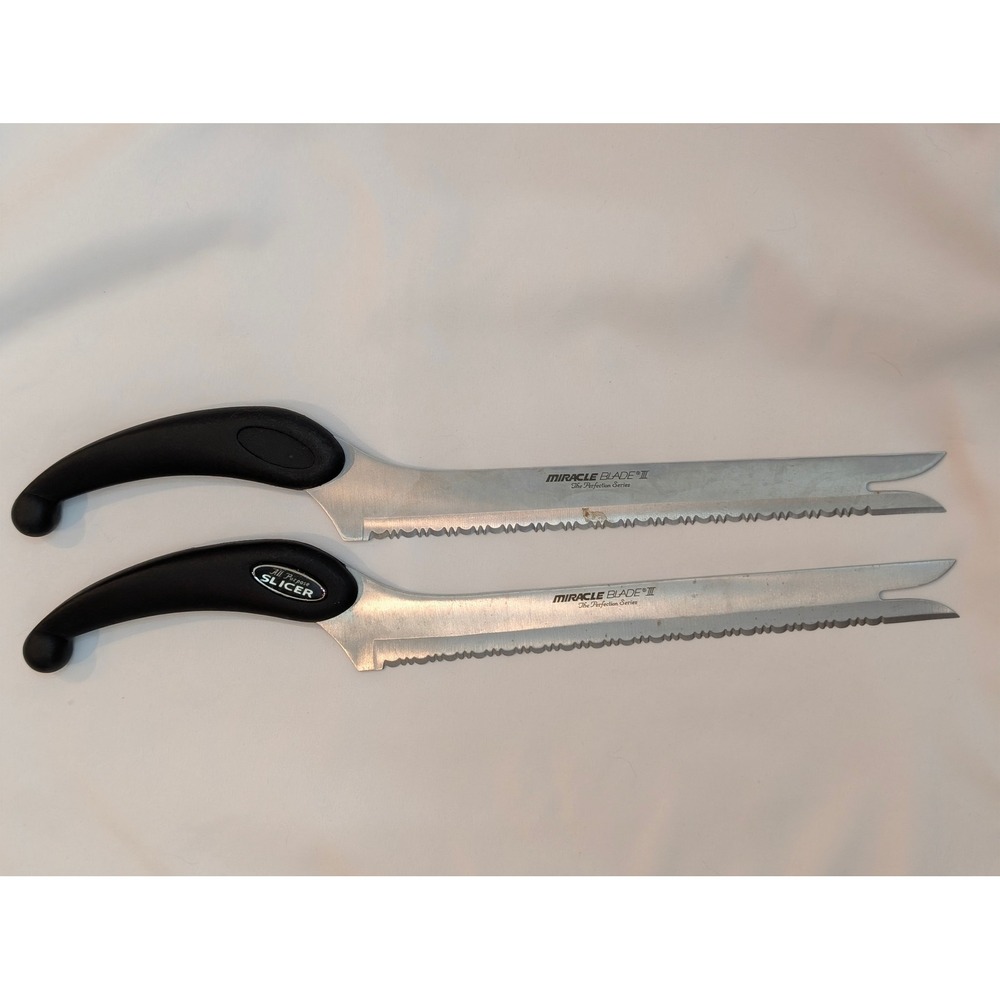 Miracle Blade III Perfection Series All Purpose Slicer Knives 2 Piece Set